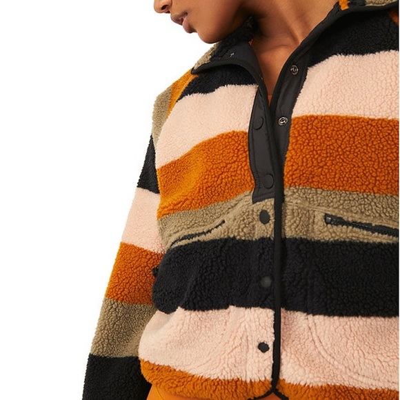 NEW Free People Rocky Ridge Fleece Jacket - Picture 6 of 15